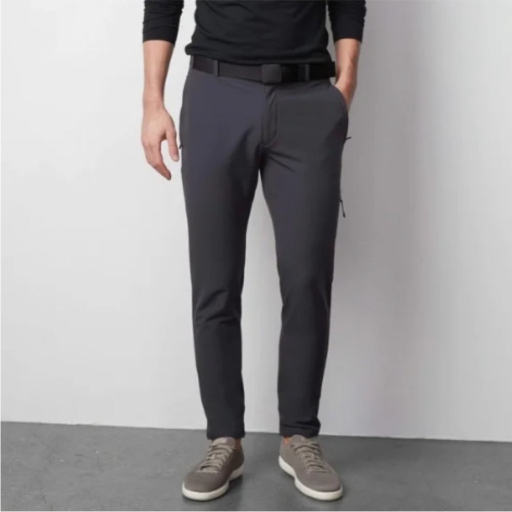 Mack Weldon Mens Radius Flex Performance Jogger Pants Gray XXL